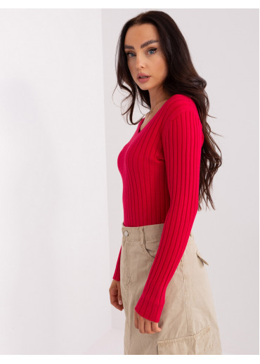 Červené tričko s dlhým rukávom