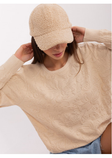 Béžovo hnedý pulóver