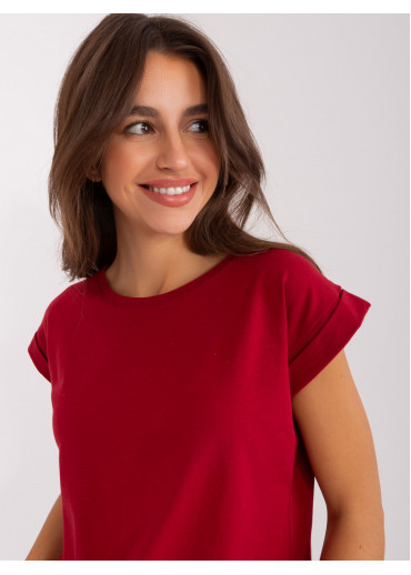 Bordovo červené tričko