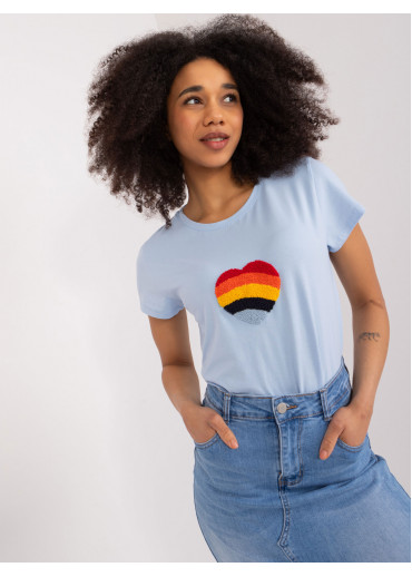 Svetlomodré dámske tričko