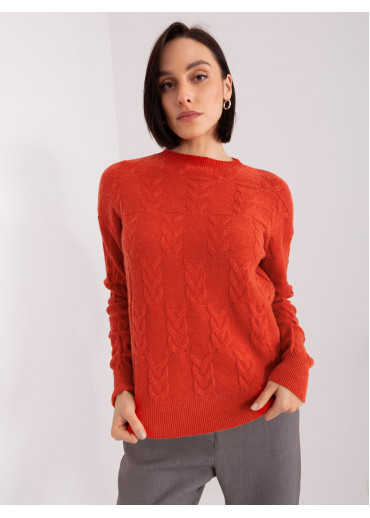 Karamelovo hnedý pulóver