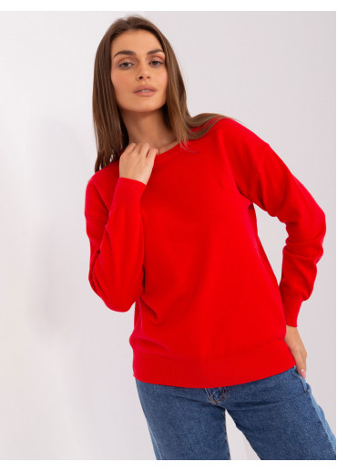 Červený dámsky sveter
