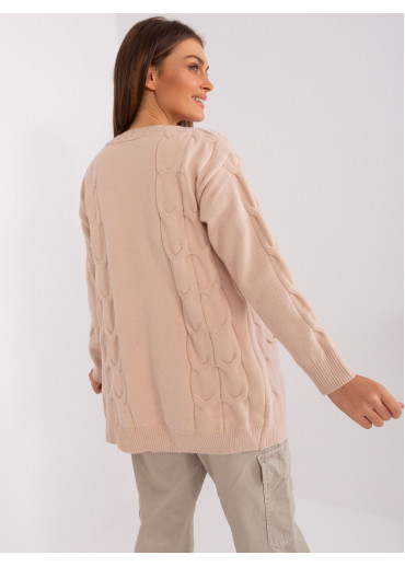 Béžovo hnedý sveter