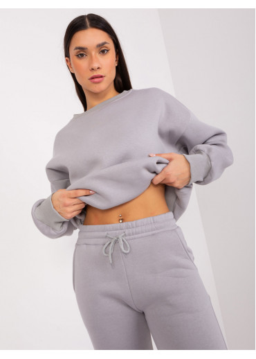 Sivá tepláková súprava