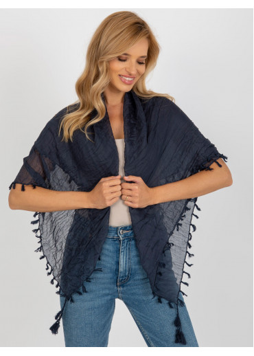 Grafitovo sivá šatka