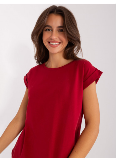 Bordovo červené tričko