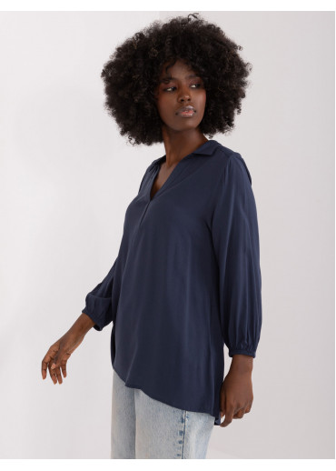 Modrá dámska blúzka