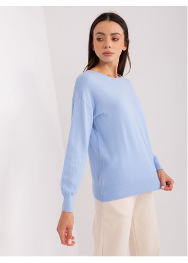 Svetlomodrý dámsky sveter