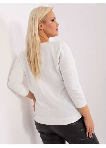 Smotanovo biele tričko s potlačou