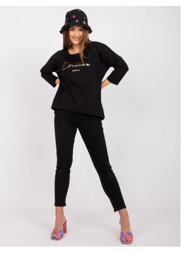 Čierne tričko s potlačou