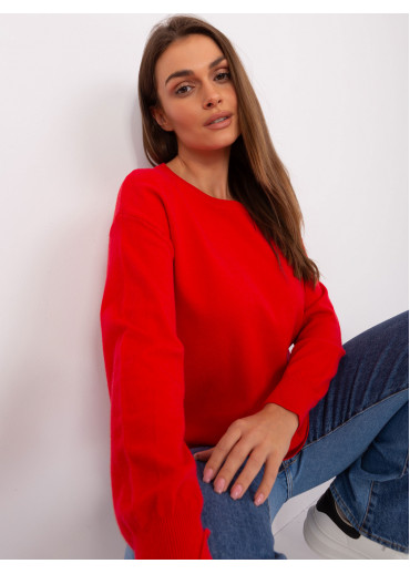 Červený dámsky sveter