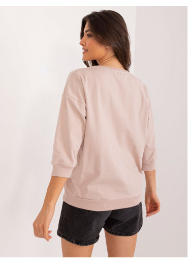 Béžovo hnedé dámske tričko