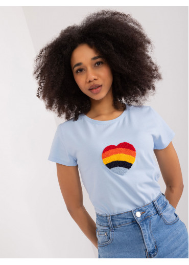 Svetlomodré dámske tričko