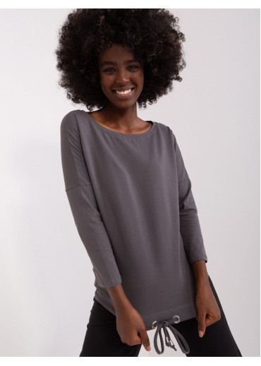 Grafitovo sivé tričko