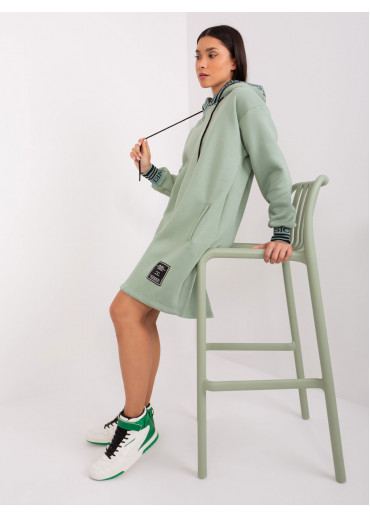 Svetlozelená mikinová tunika