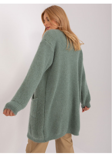 Svetlozelený kardigán