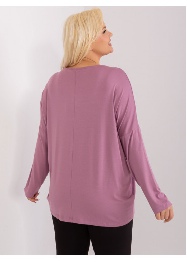 Tmavopúdrovo ružové tričko