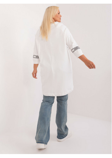 Smotanovo biela dámska tunika
