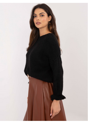 Čierny dámsky sveter