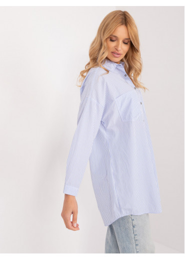 Svetlomodrá dámske košeľa