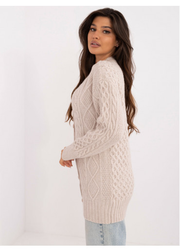 Béžovo hnedý dámsky sveter