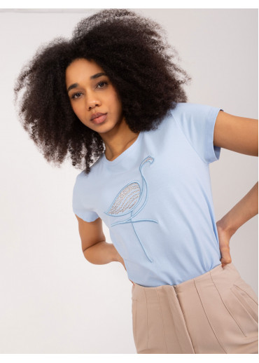 Svetlomodré dámske tričko