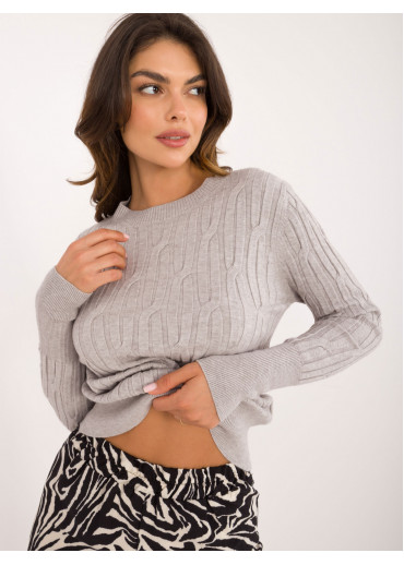 Sivý dámsky sveter