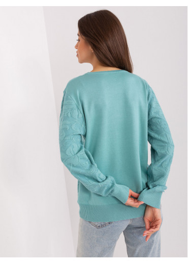 Svetlozelený pulóver