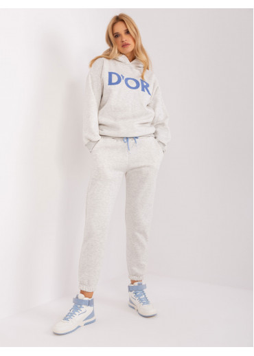 Sivá tepláková súprava