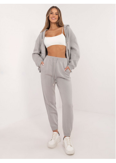 Svetlosivé basic tepláky