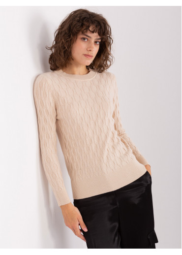 Béžovo hnedý pulóver