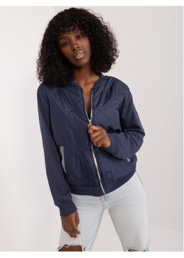 Modrá mikina na zips