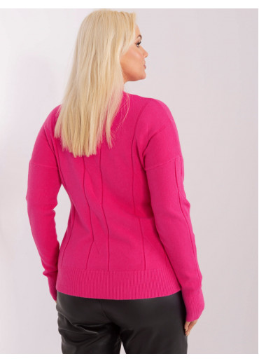 Tmavopúdrovo ružový pulóver