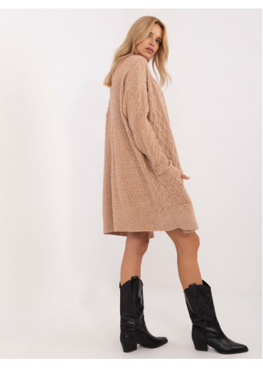 Hnedý dámsky kardigán