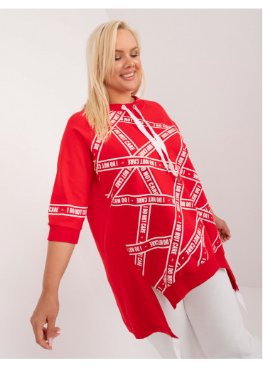Červená dámska tunika
