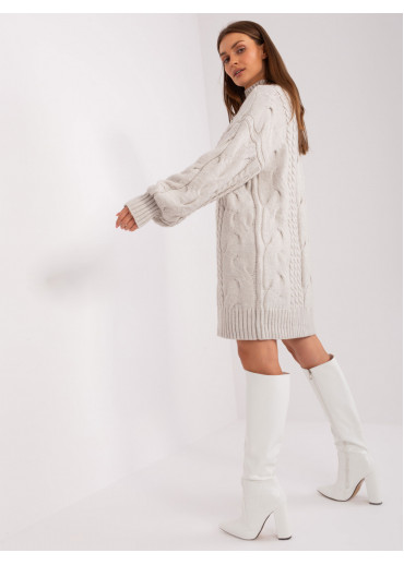 Kapučínovo hnedý predĺžený sveter