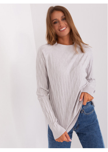 Púdrovo ružový pulóver