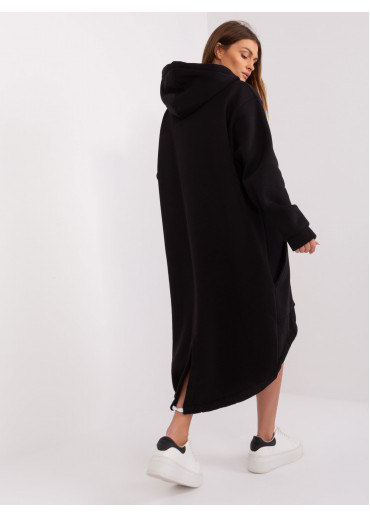 Čierna dlhá mikina