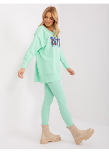 Svetlozelený teplákový komplet