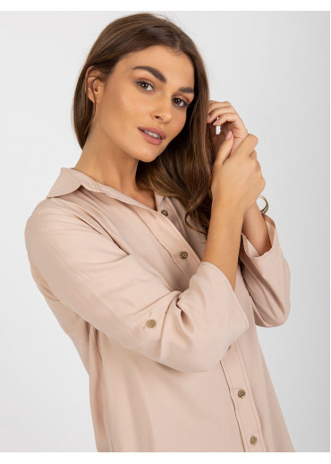 Béžovo hnedá košeľa