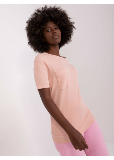 Púdrovo ružové tričko