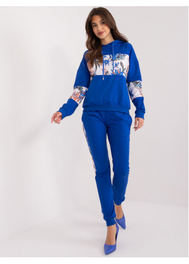 Kobaltovo modrá tepláková súprava