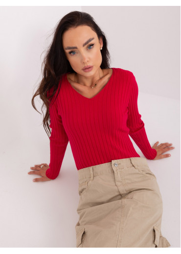 Červené tričko s dlhým rukávom