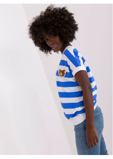 Svetlomodré pruhované tričko