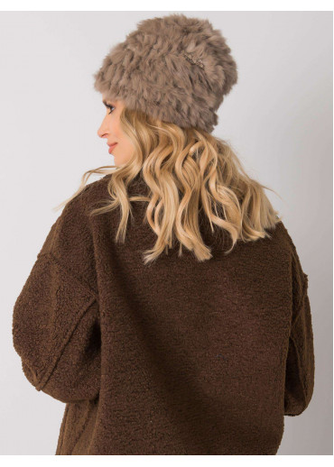 Béžovo hnedá čiapka