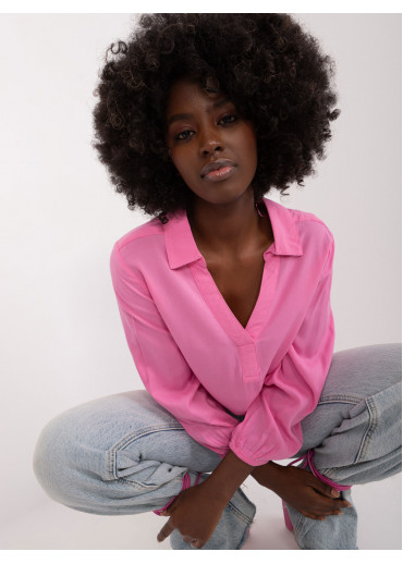 Ružová dámska blúzka