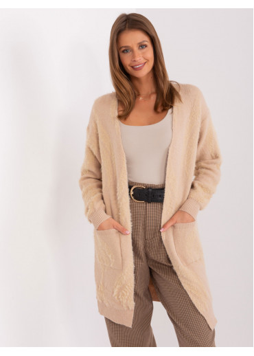 Kapučínovo hnedý kardigán