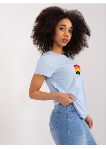 Svetlomodré dámske tričko