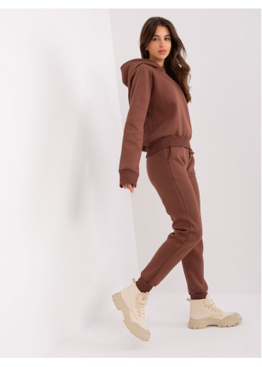 Hnedá tepláková súprava