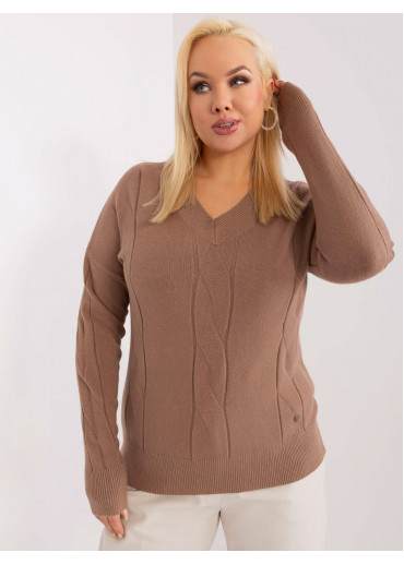 Hnedý pulóver